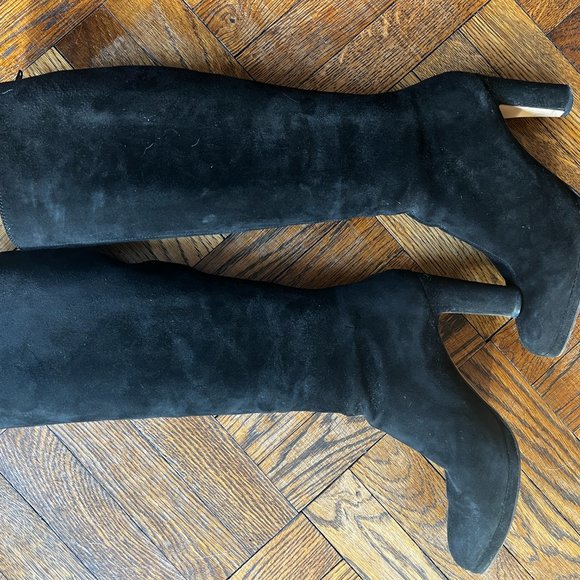 Walter Steiger Black Suede Boots - Picture 2 of 4